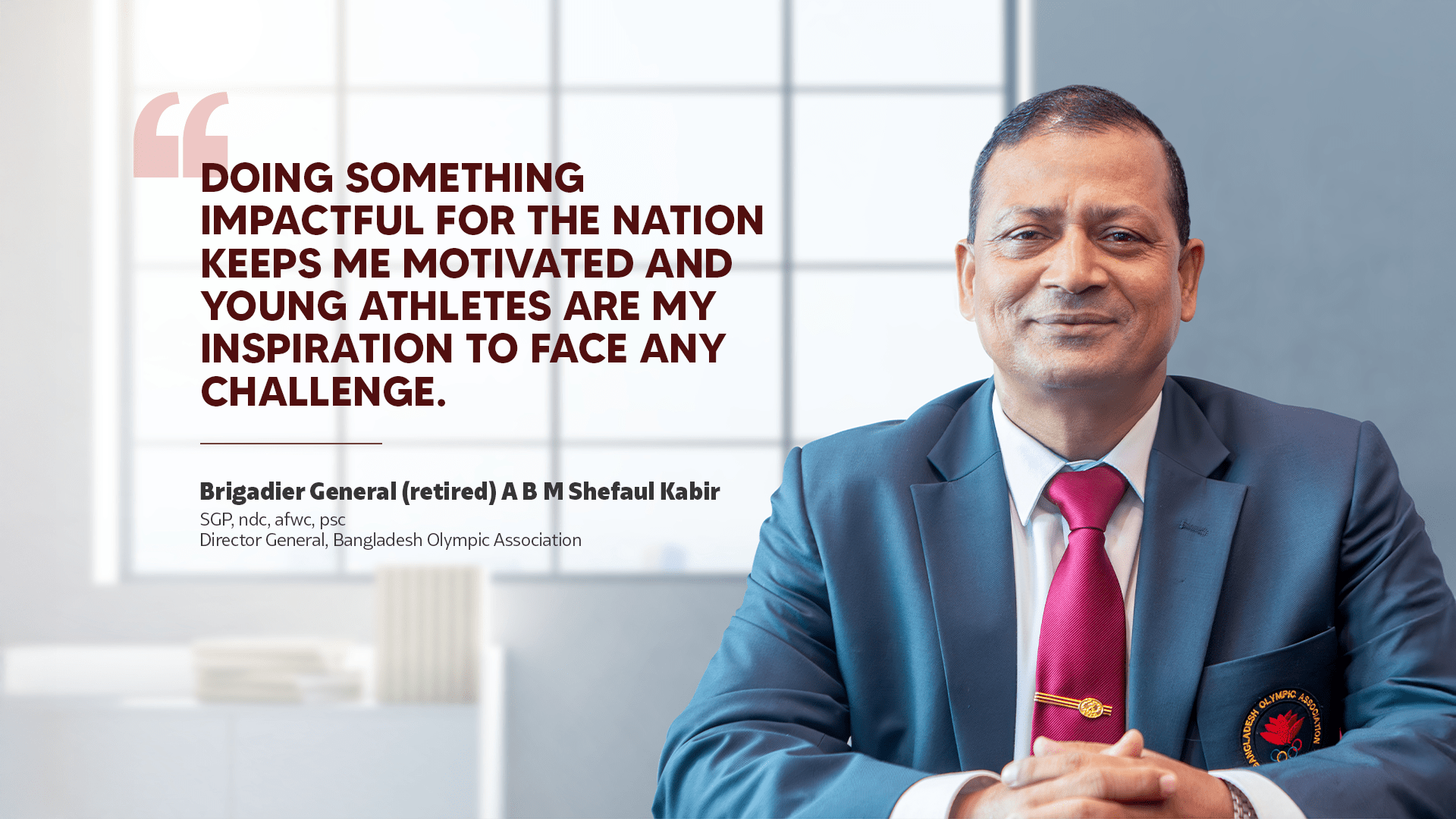  Building Bangladesh’s Olympic Legacy