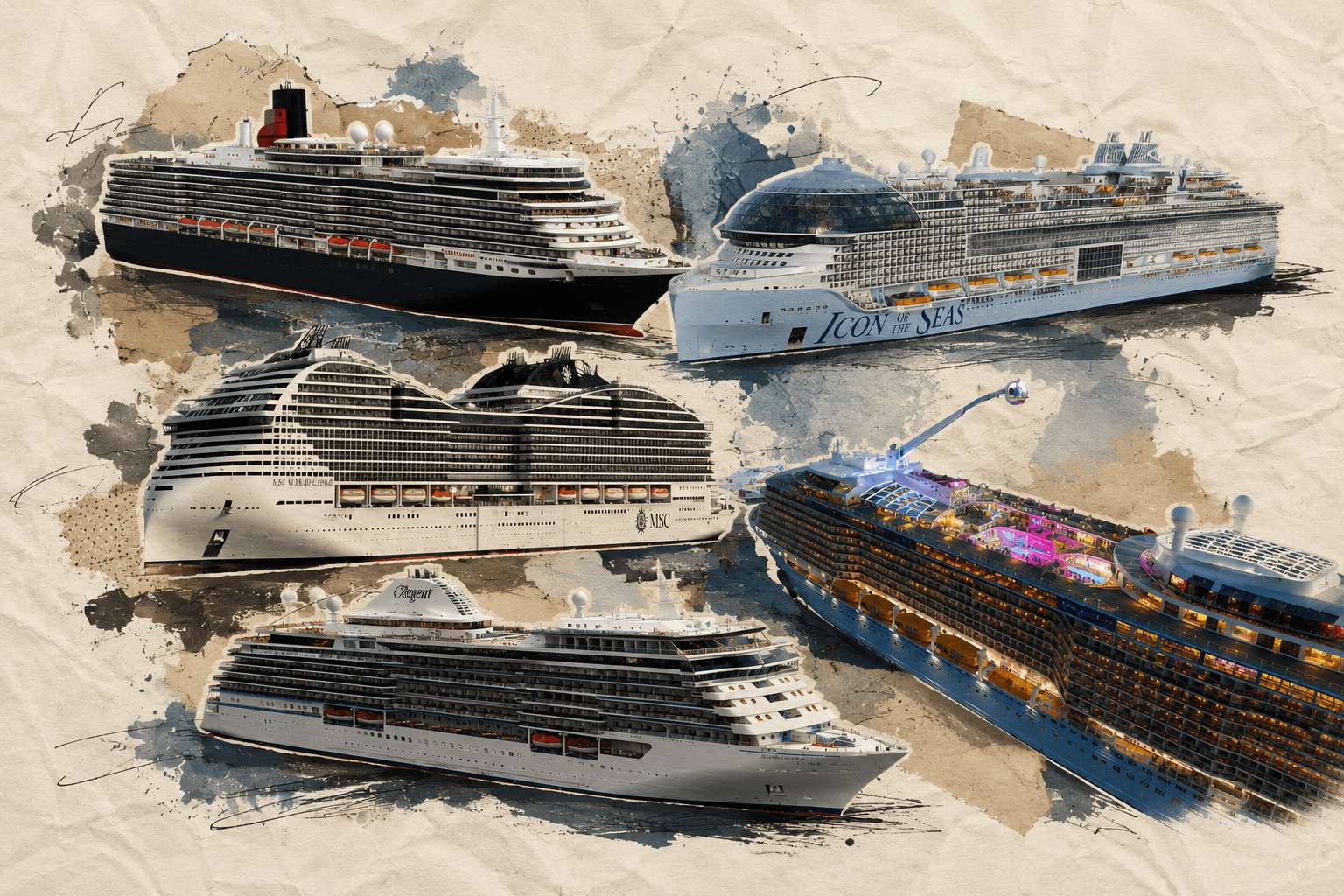 Floating Cities: 5 Cruise Ships Redefining Travel at Sea